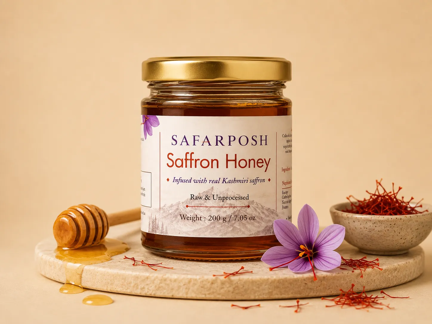 Saffron Honey